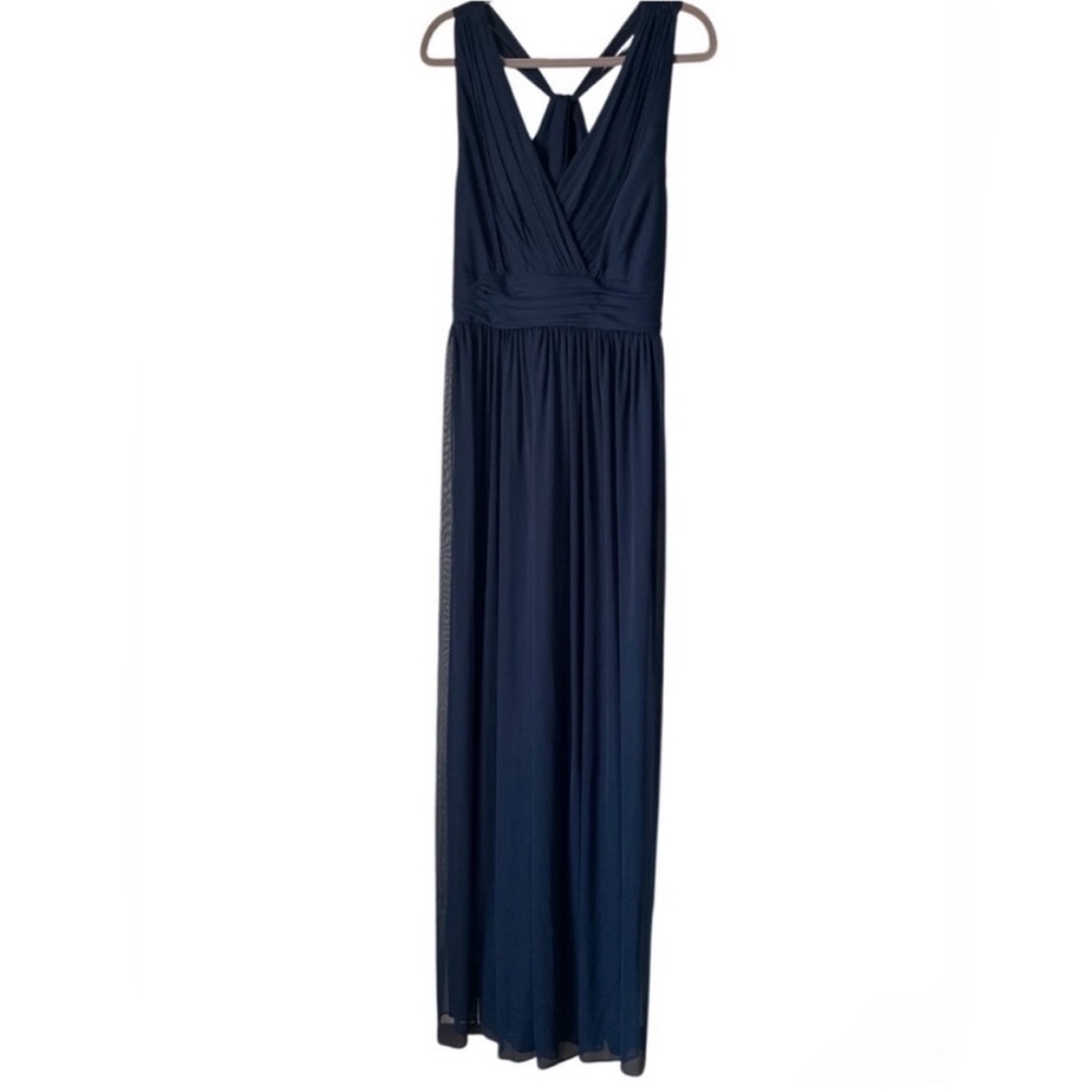 Alfred Sung | Wrap Twist Maxi Dress. Bridal. Formal. Ruched waist. Size 18L. NWT - Picture 2 of 8